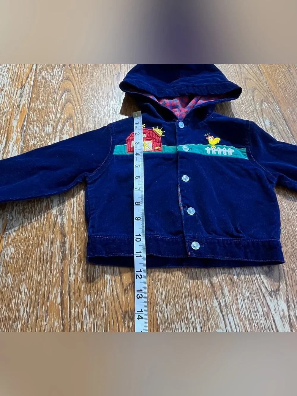 Vintage 80s Oshkosh Lightweight Corduroy Button Up Jacket Size 24 Month